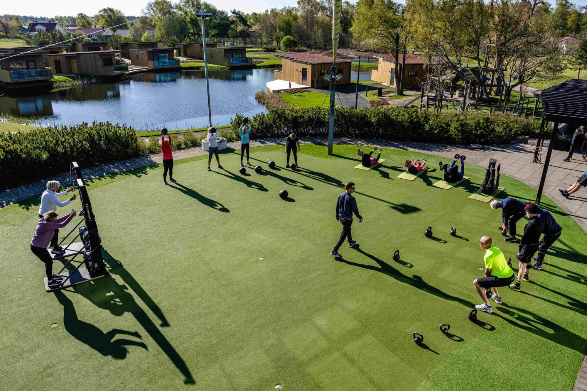 Halmstad Golfarena Hotell & Laegenheter Strandlida エクステリア 写真